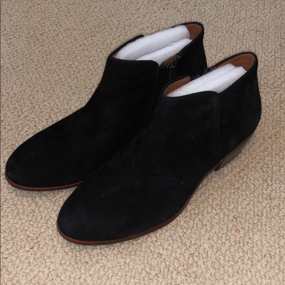 Sam Edelman Petty Black Suede Booty